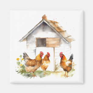 Rooster Refrigerator Magnet