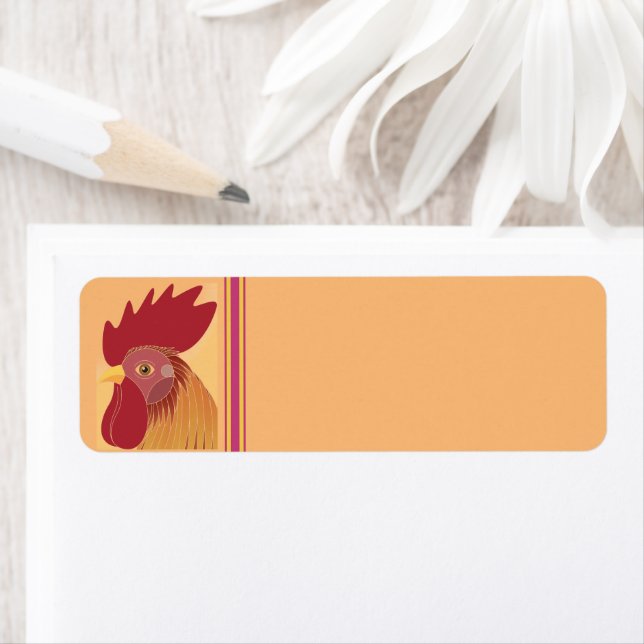 Rooster Return Address label (Insitu)