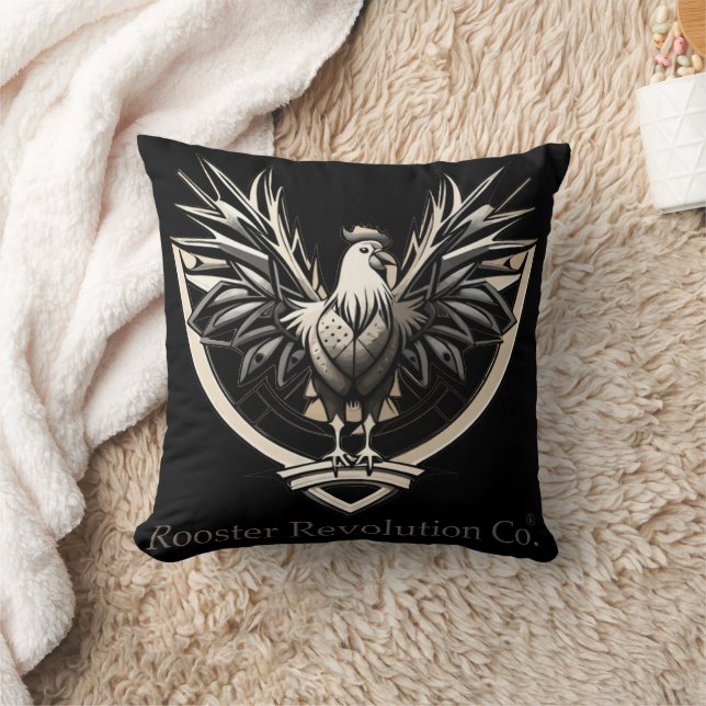 Rooster RevolutionWear: Defy the System Cushion (Blanket)