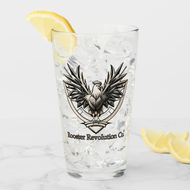 Rooster RevolutionWear: Defy the System Glass (Front Ice)