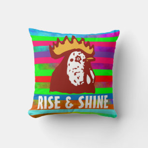 ROOSTER RISE & SHINE  CUSHION