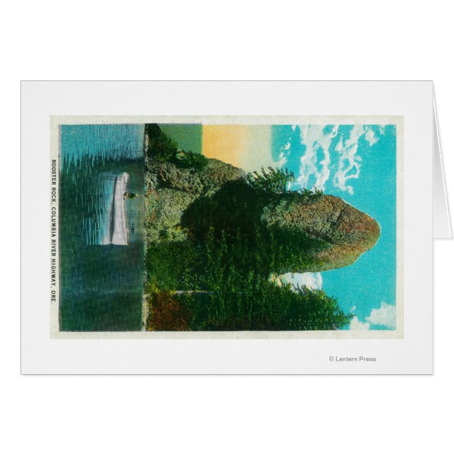 Rooster Rock on Columbia River (Front Horizontal)