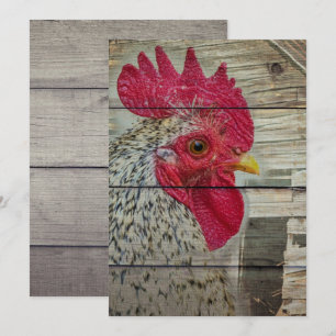 Rooster Rustic Chicken Coop Announcement