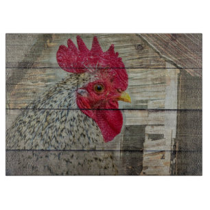 Rooster Rustic Chicken Coop Barn Board