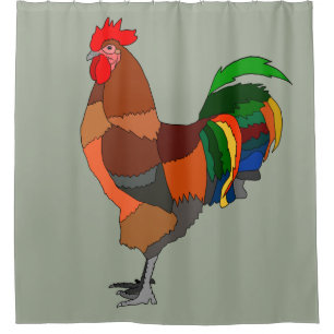 Rooster Shower Curtain