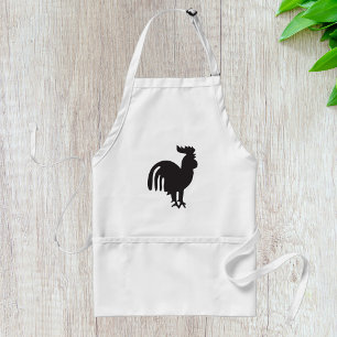 Rooster Silhouette Standard Apron