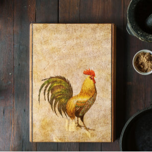 Rooster Sings to Music Decoupage Tissue Paper
