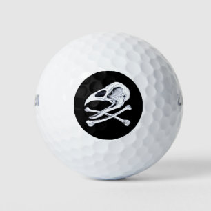 Rooster Skull and Crossbones Golf Balls