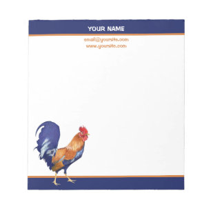 Rooster Small Notepad