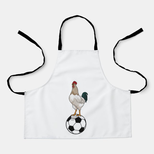 Rooster Soccer player Soccer Apron (Front)