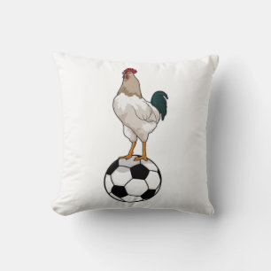 Rooster Soccer player Soccer Cushion