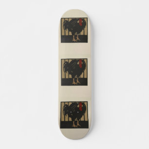 Rooster - Square Animals Illustration Skateboard
