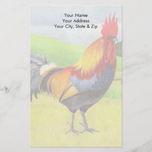 Rooster Stationery