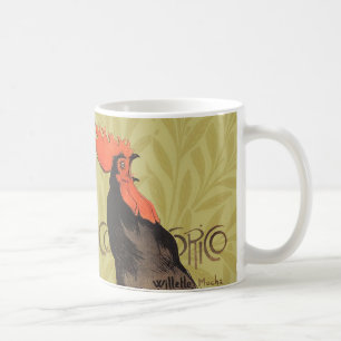 Rooster Steinlen Cocorico French Art Coffee Mug