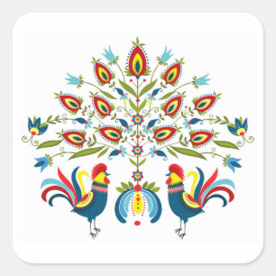 Rooster stickers