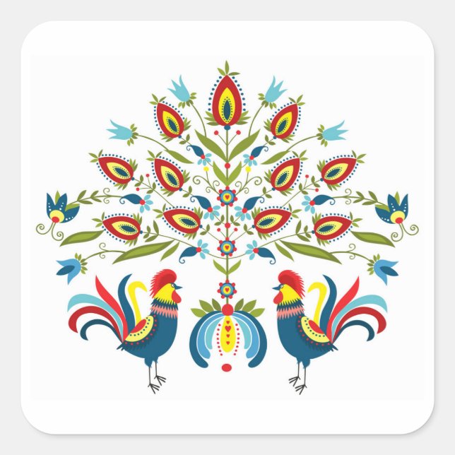 Rooster stickers (Front)
