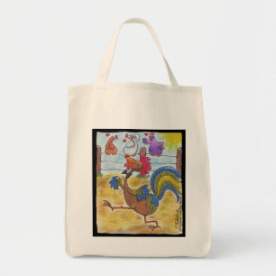 Rooster Strut Tote Bag