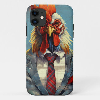 Rooster suit iPhone case