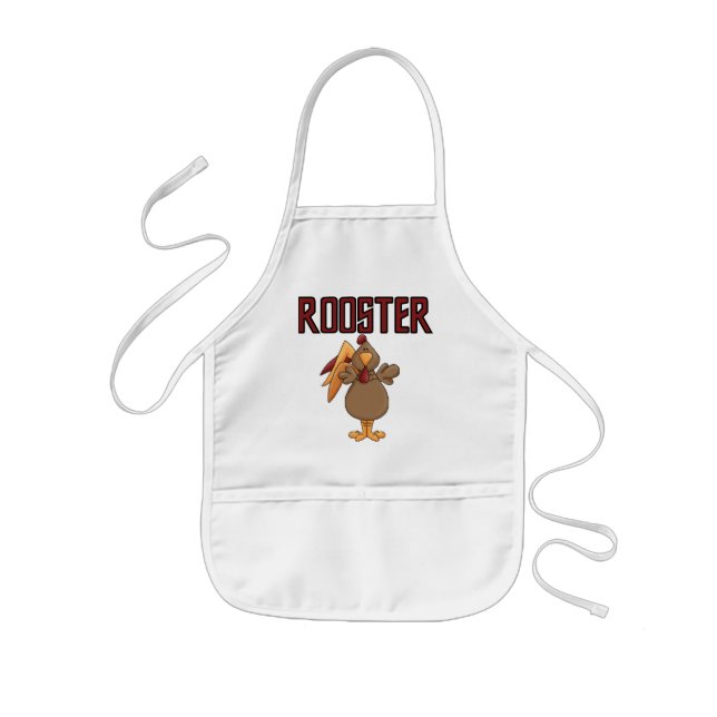 Rooster T-shirts and Gifts Kids Apron (Front)