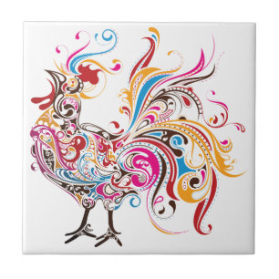 Rooster Tile