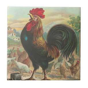 Rooster Tile