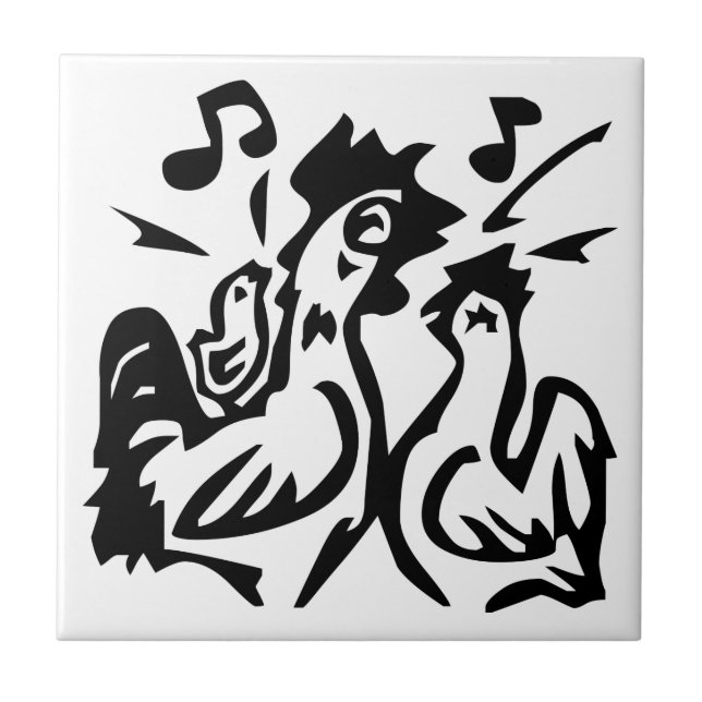 Rooster Tile (Front)
