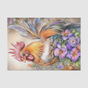 Rooster Tissue Paper