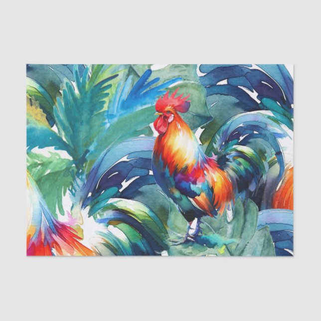 Rooster Tissue Paper (Front)
