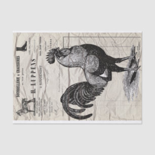 Rooster Tissue Paper