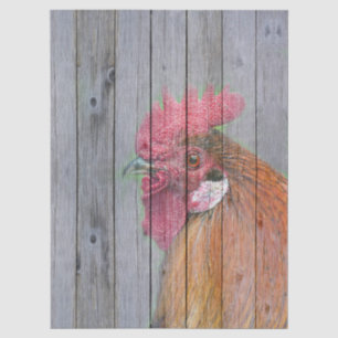 Rooster Tissue Paper