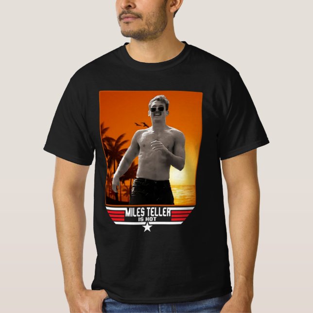 Rooster topgun retro T-Shirt (Front)