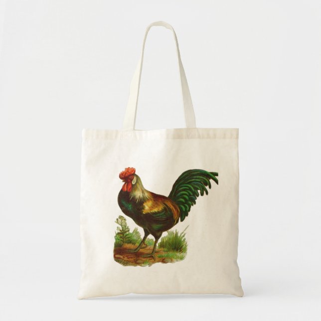 Rooster Tote Bag (Front)