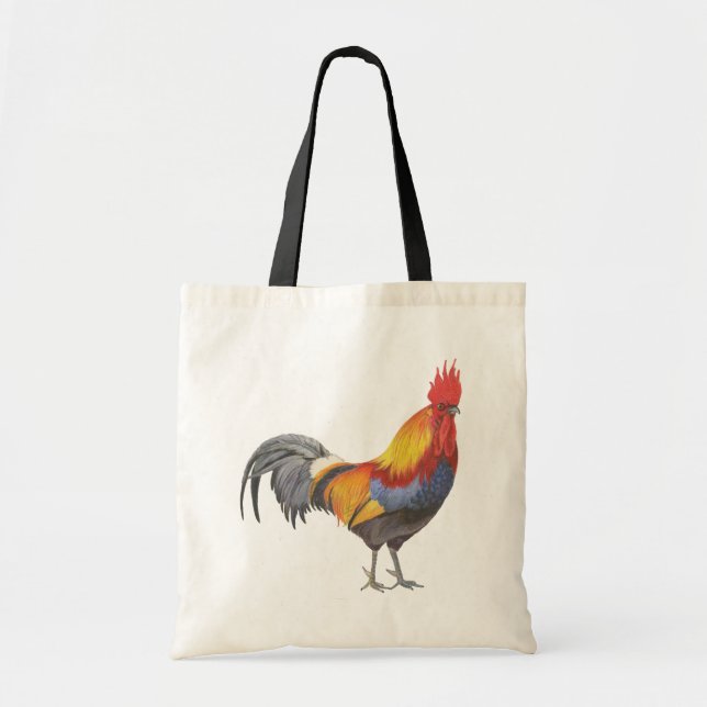 Rooster Tote Bag (Front)