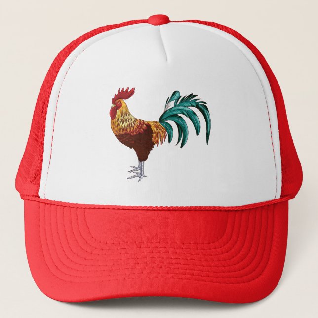 ROOSTER TRUCKER HAT (Front)