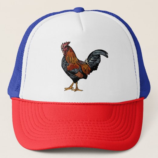 Red Rooster Hats & Caps Zazzle UK