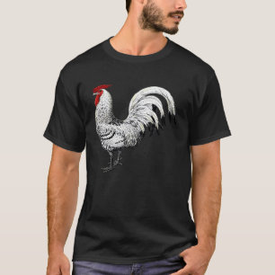Rooster Vintage Country Decor Chicken T-Shirt