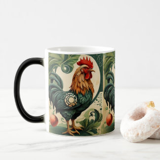 rooster vintage magic mug