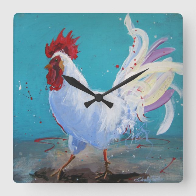 Rooster Wall Clock (Front)