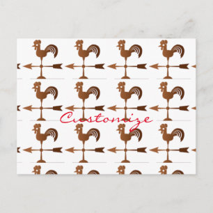 Rooster Weathervane Thunder_Cove Postcard