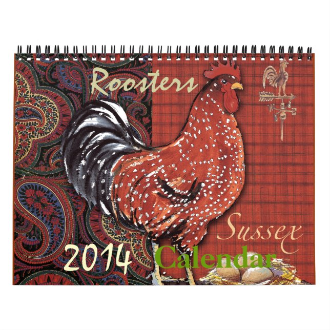 Roosters calendar (Cover)