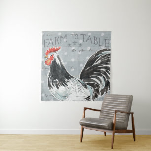 Roosters Call III Tapestry