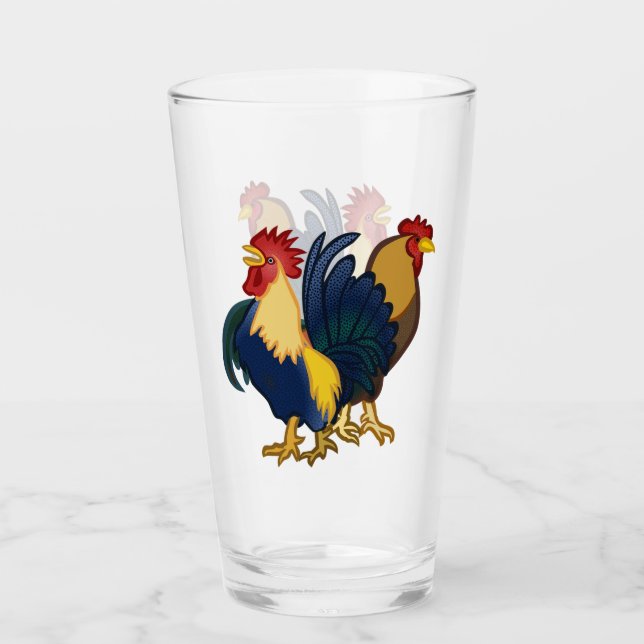 Roosters Glass (Front)