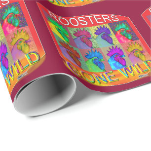 Rooster's Gone Wild #3 Wrapping Paper