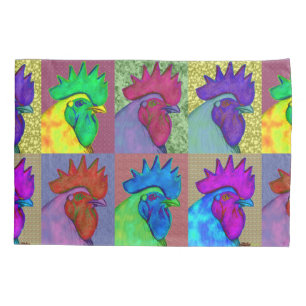 Roosters Gone Wild! Pillowcase