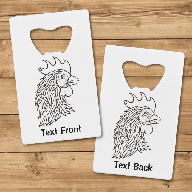 Rooster's Head Line Art (Creator Uploaded)