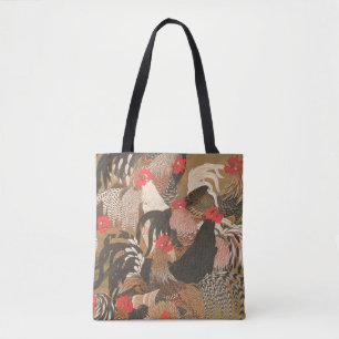 Roosters Japanese Art Rooster Year 2017 Bag