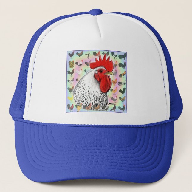 Roosters! Trucker Hat (Front)
