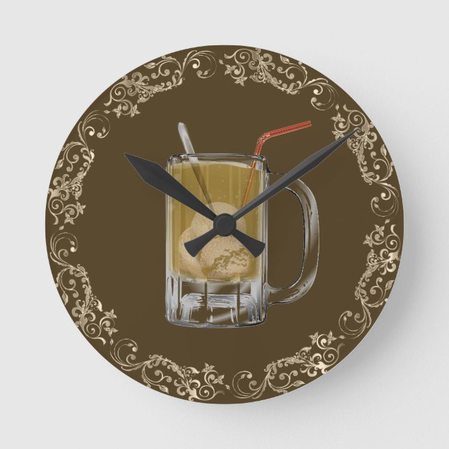 Root beer float clock (Front)