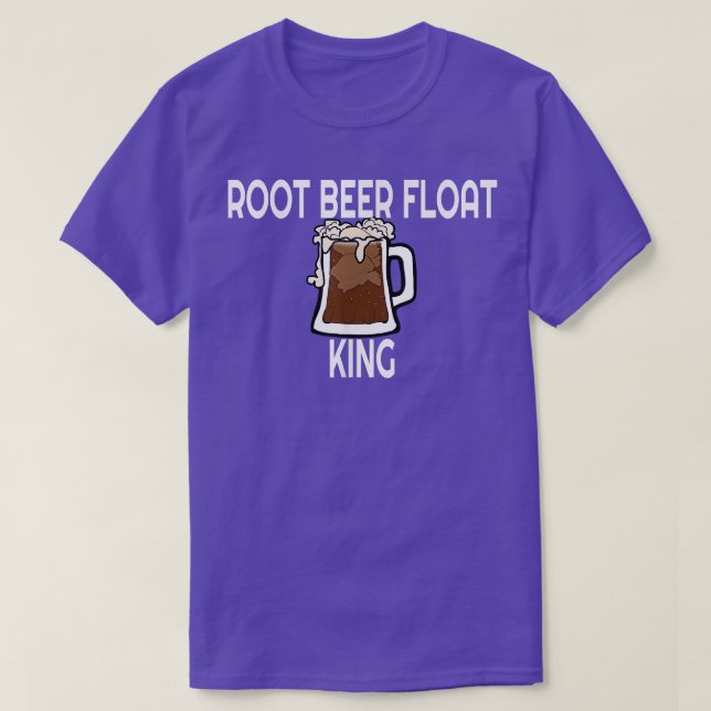 Root Beer Float King  T-Shirt (Design Front)