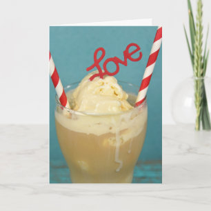 Root Beer Float romance Card